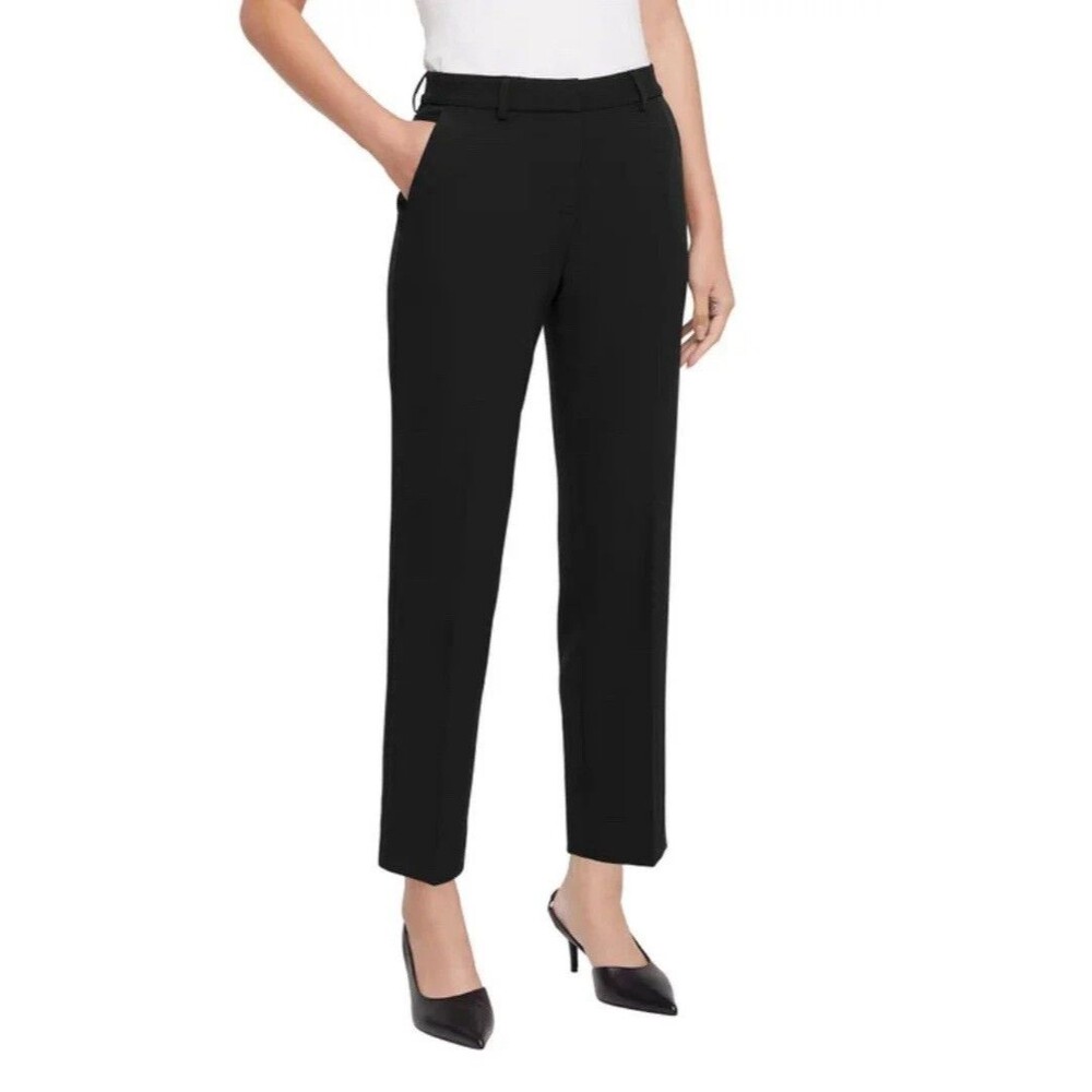 Express Tailored Ankle Pants Black Career Office Stretch Women’s Size 4 - Picture 4 of 9